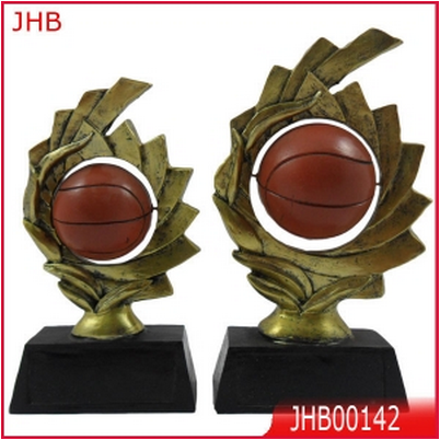 wholesale custom resin basketball trophy