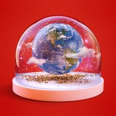 personalised snow globe