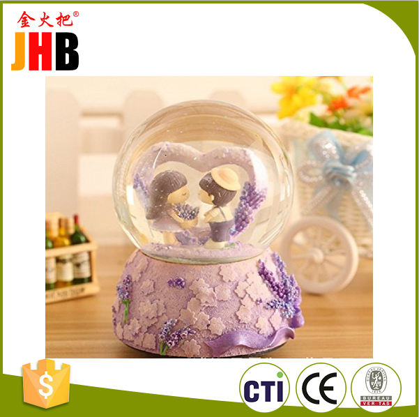 Crystal Wedding snow globe