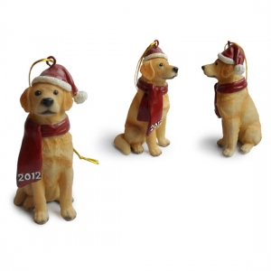 Golden retriver Christmas Tree Ornaments