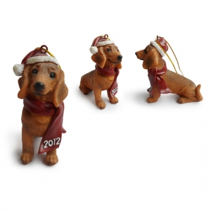 Dachsund Christmas Tree Ornaments