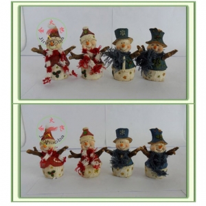 Snowman Figurine with scarf