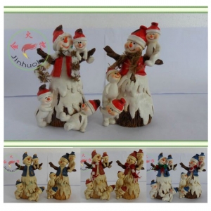 Snowman Family Figurine