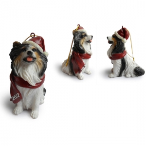 Papillon Christmas Tree Ornaments