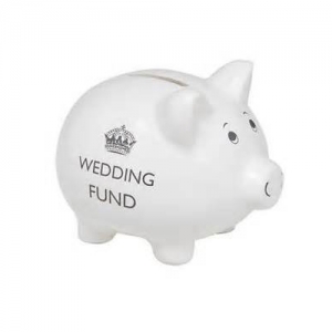 Pig wedding fund money box