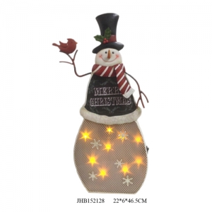 Iron merry christmas snowman