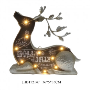 Iron dear led christmas lights