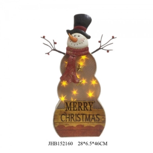 Iron merry christmas snowman