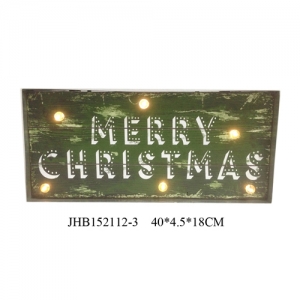 Merry Christmas iron Wall Decorations christmas Sign Plaque