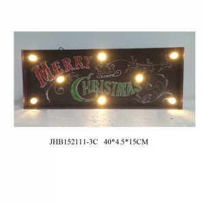 Merry Christmas iron Wall Decorations christmas Sign Plaque