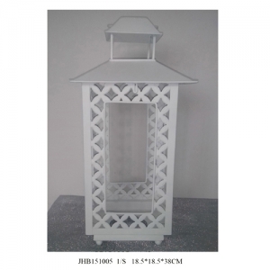 white candle lantern