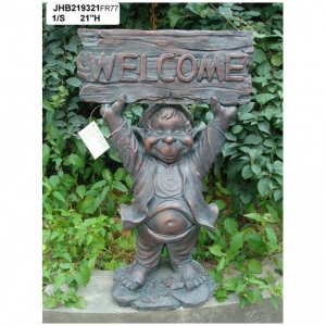 Resin gome Welcome Sign