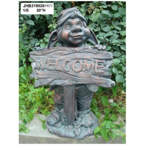 Resin gome Welcome Sign