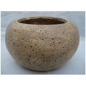 alms bowl fiber planter