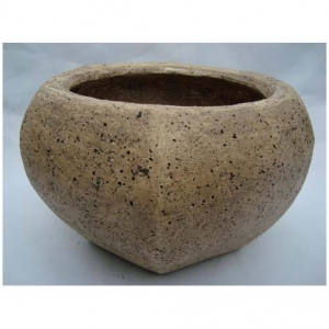 alms bowl fiber planter